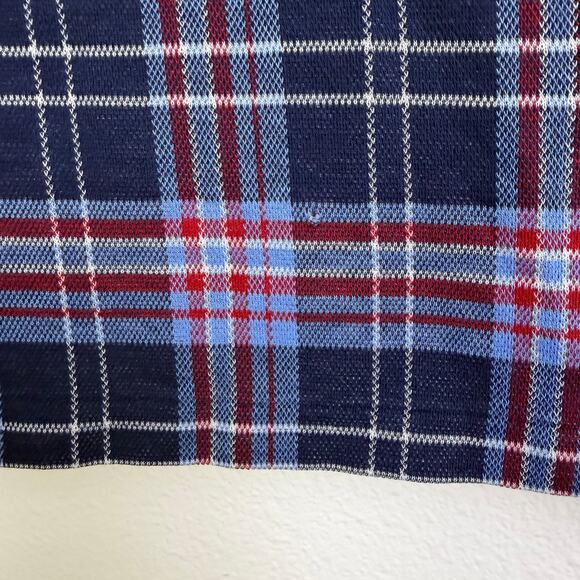 Vtg Polo Ralph Lauren Shirt Mens XL Plaid Red Blue Short Sleeve Button Casual * - Picture 4 of 11